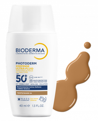 PHOTODERM XDEFENSE ULTRA-FLUID SPF50+ TINTA 03 40 ML