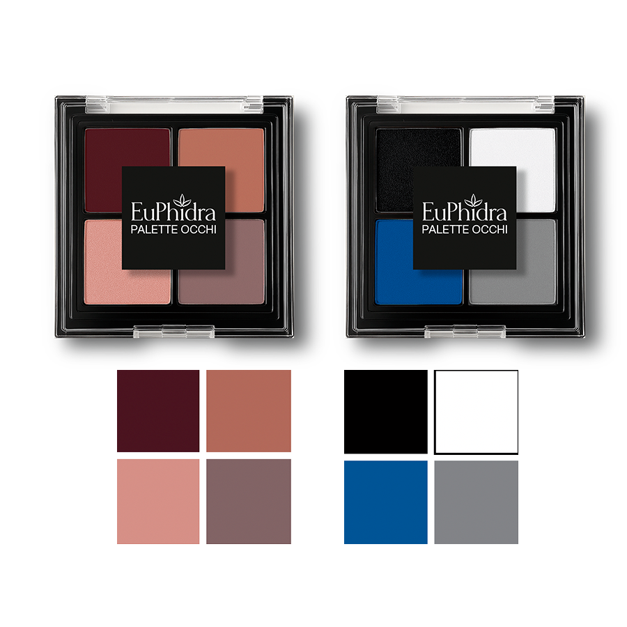 EUPHIDRA PALETTE SMOOKY TOTAL LOOK MARRONE NERO