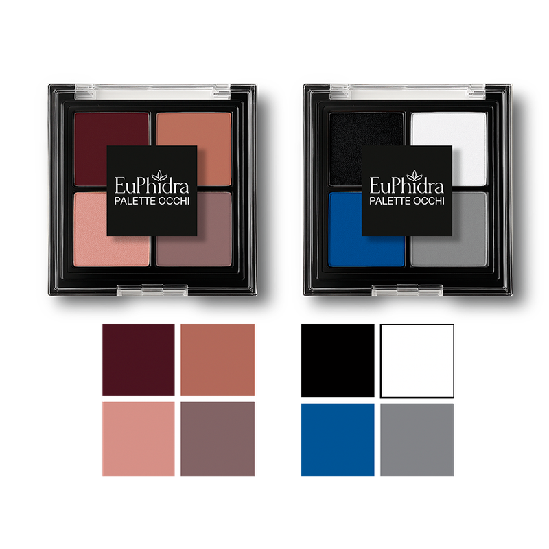 EUPHIDRA PALETTE SMOOKY TOTAL LOOK MARRONE NERO