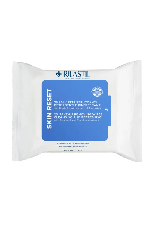 RILASTIL SKIN RESET SALVIETTINE STRUCCANTI DETERGENTI 25 PEZZI