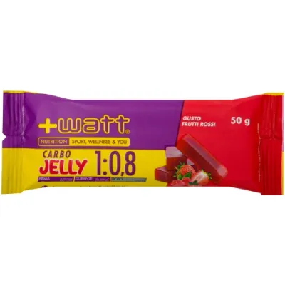 CARBO JELLY 1 0,8 FRUTTI ROSSI - BANANA - BARRETTA 50 G SENZA GLUTINE