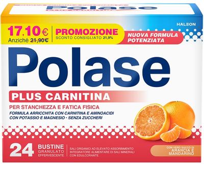 POLASE PLUS CARNITINA PROMO 24 BUSTINE GRANULATO EFFERVESCENTE DA 6,8 G