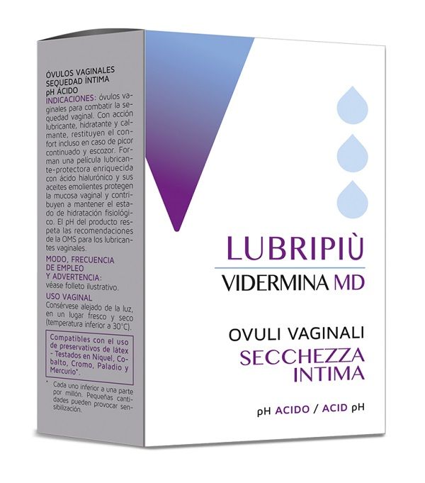 VIDERMINA LUBRIPIU' OVULI VAGINALI - 10 OVULI