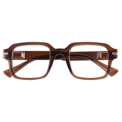 OCCHIALE DA LETTURA PREMONTATO TWINS GOLD AMBRA MARRONE - VARIE DIOTTRIE +2.00 +2.50 +3.00