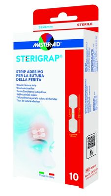 M-AID STERIGRAP STRIP ADESIVO SUTURA FERITE 32X8MM