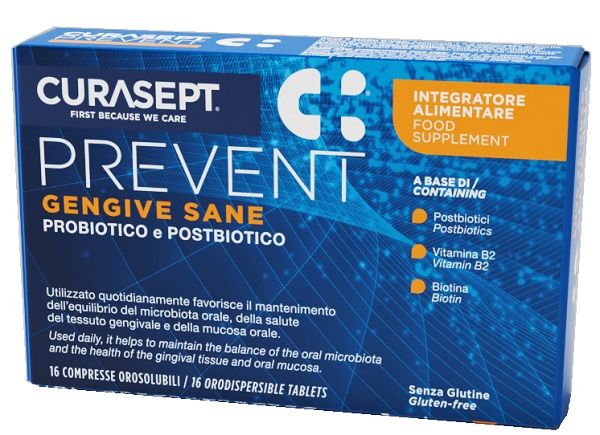 CURASEPT PREVENT GENGIVE SANE - 16 COMPRESSE
