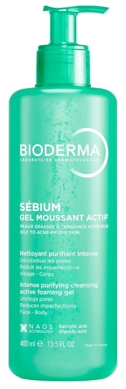 SEBIUM GEL MOUSSANT ACTIF 400ML