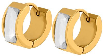 MJ Medical Jewels Post 509 Orecchino Anallergico  Cerchio con Pietra