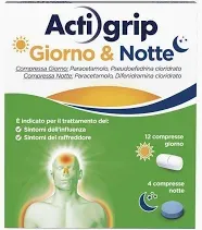 ACTIGRIP GIORNO&amp;NOTTE - 12+4 Compresse