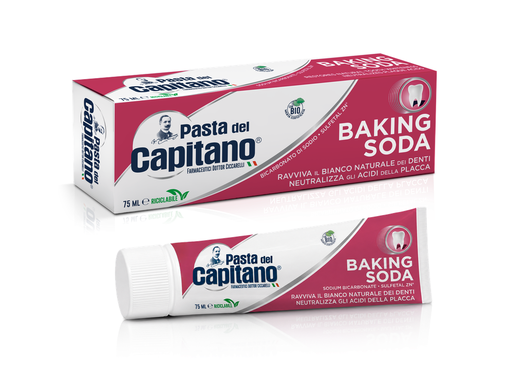 DENTIFRICIO PASTA DEL CAPITANO BAKING SODA 100ML