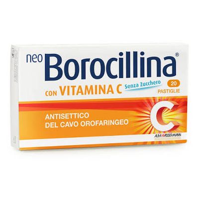 NEOBOROCILLINA CON VITAMINA C SENZA ZUCCHERO 20 PASTIGLIE NEOBOROCILLINA CON VITAMINA C SENZA ZUCCHERO 20 PASTIGLIE