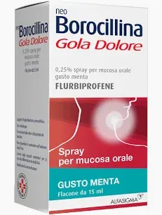NEOBOROCILLINA GOLADOLORE SPRAY MENTA 15ML