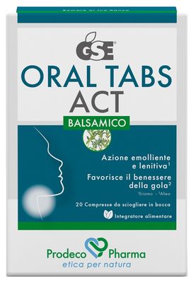 GSE ORAL TABS ACT BALSAM 20CPR GSE ORAL TABS ACT BALSAM 20CPR
