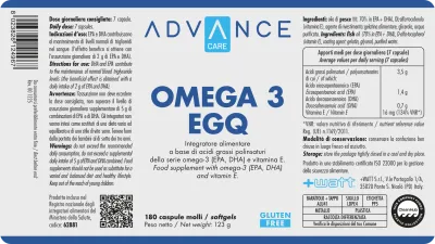 ADVANCE CARE OMEGA 3 EGQ 180 CAPSULE +WATT