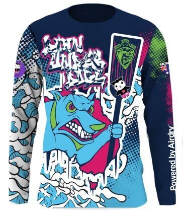 CLEARANCE : Airdry Unisex Long Sleeve Paddle Top