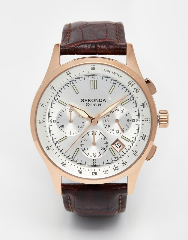 Simple black watch