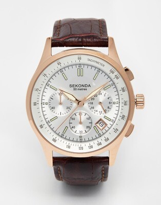 Simple black watch