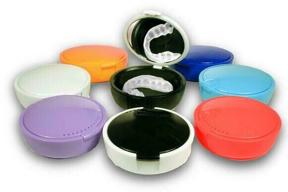 Blue Travel Case with Mirror