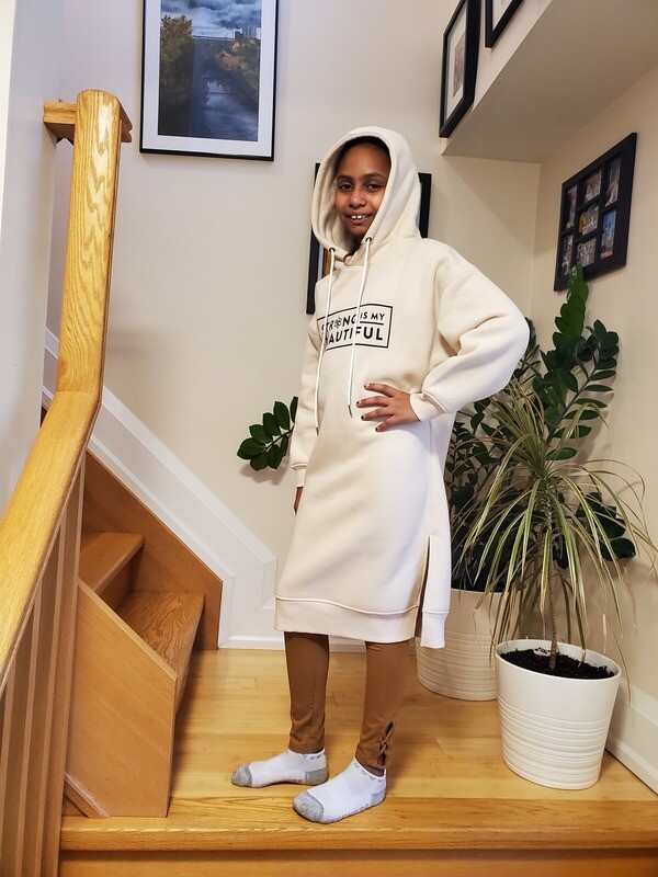Hoodie dress for girls – 100% Bamboo Fiber