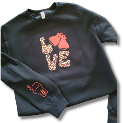 LOVE BOXING SWEATSHIRT (Black)