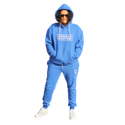 2 Piece tracksuit for women – 100% Bamboo Fiber in BLUE