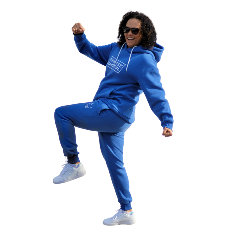 2 Piece tracksuit for women – 100% Bamboo Fiber in BLUE (LIMITED SIZES &amp; QUANTITIES)