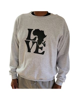 LOVE AFRICA SWEATSHIRT (Made to Order) LOVE AFRICA SWEATSHIRT (Made to Order)