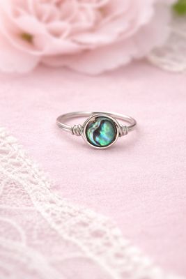Aurora Ring | Abalone Shell