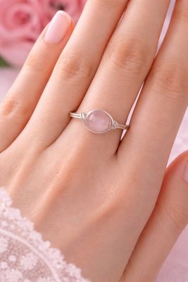 Rose Quartz | Ring