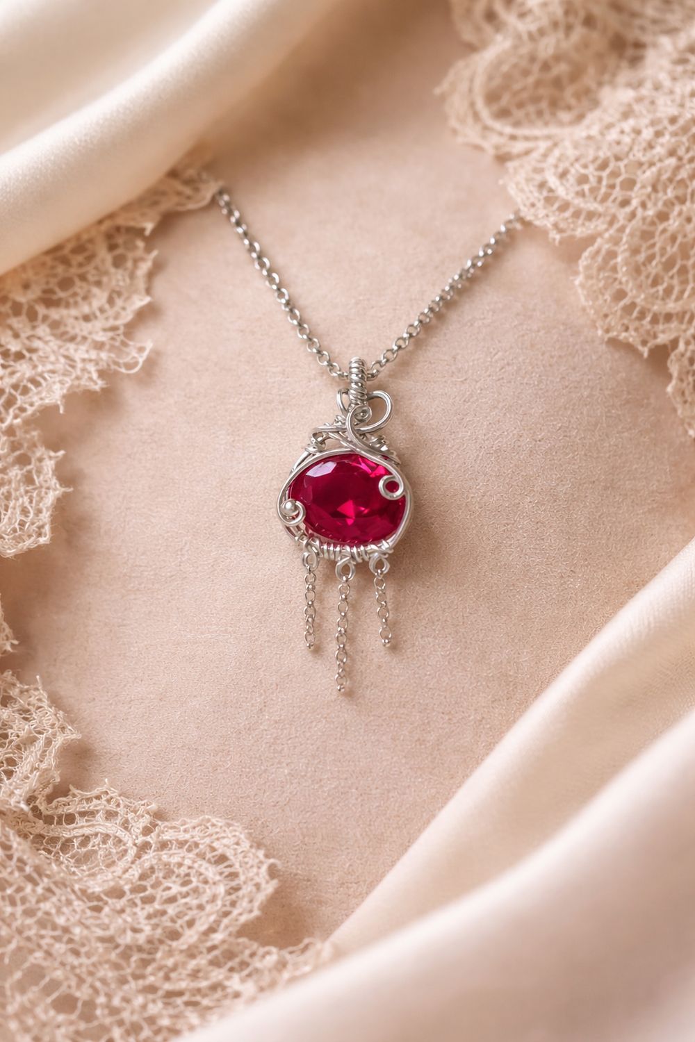 Red Ruby Pendant