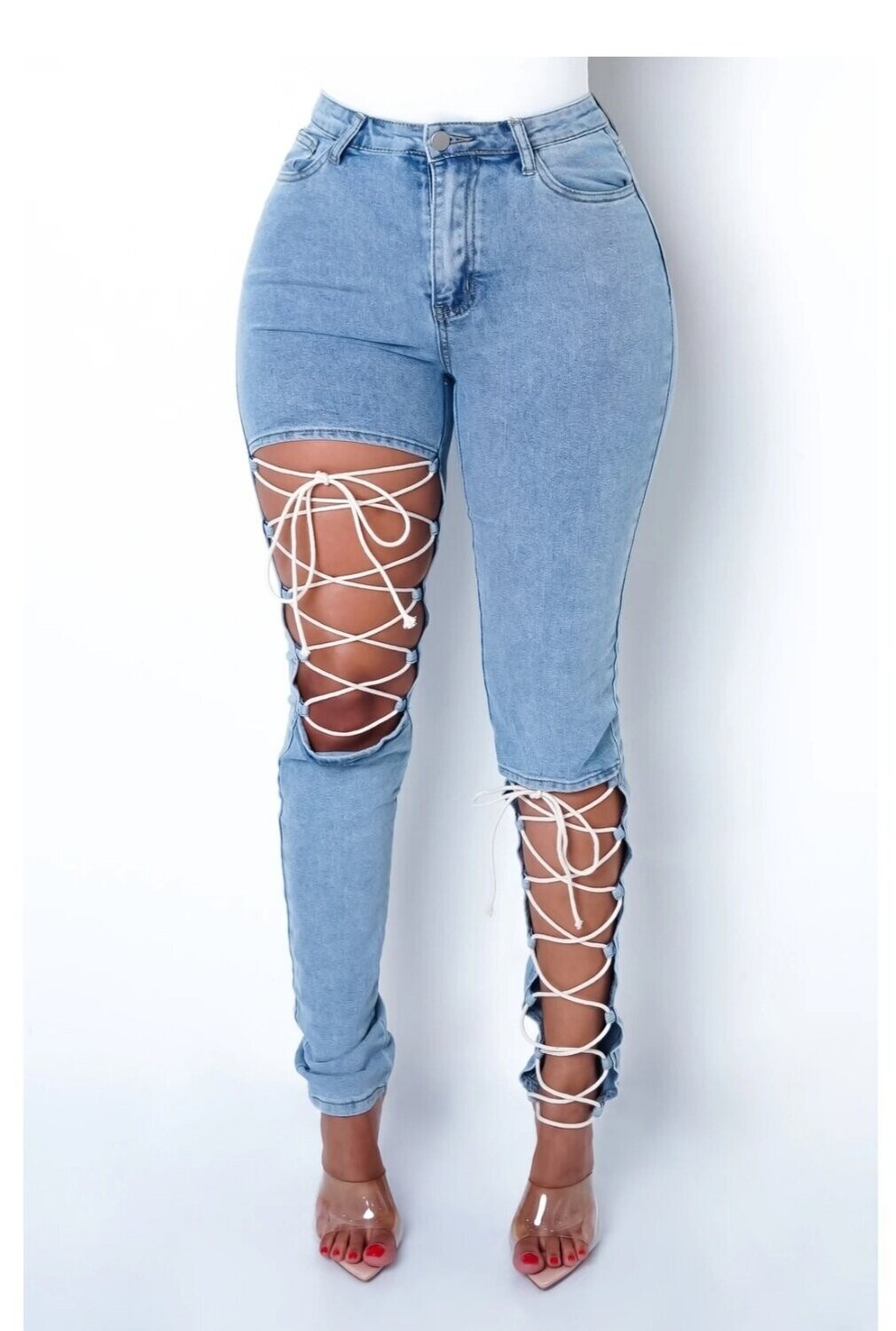 Lace me up Jeans