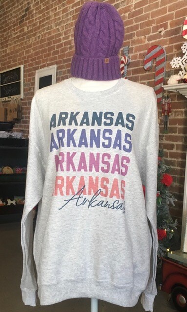 Color Me Pretty Arkansas Sweatshirt