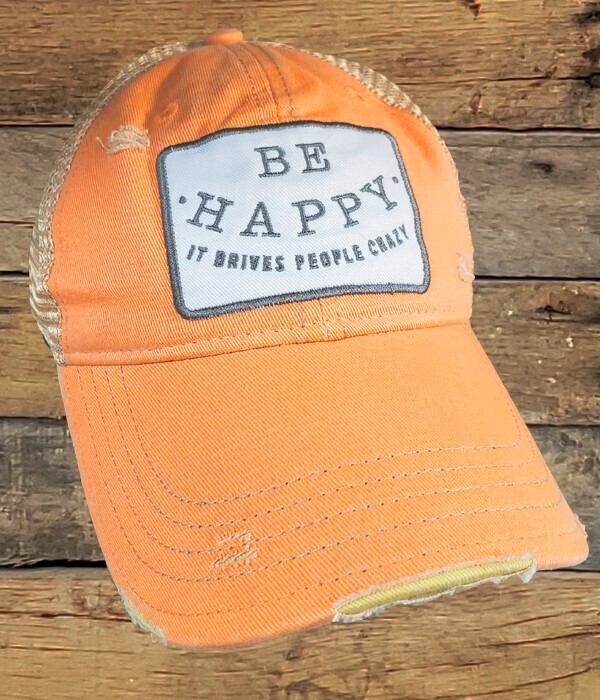 "Be Happy" cap