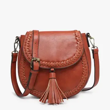 Penelope Saddle Bag-Rust