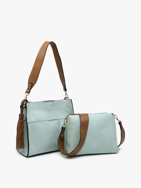 Lyla 2-in-1 Bucket bag-Teal