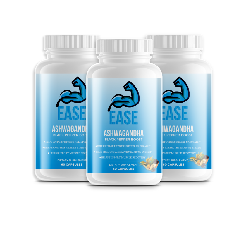 Ease - Ashwagandha - 3 Bottles