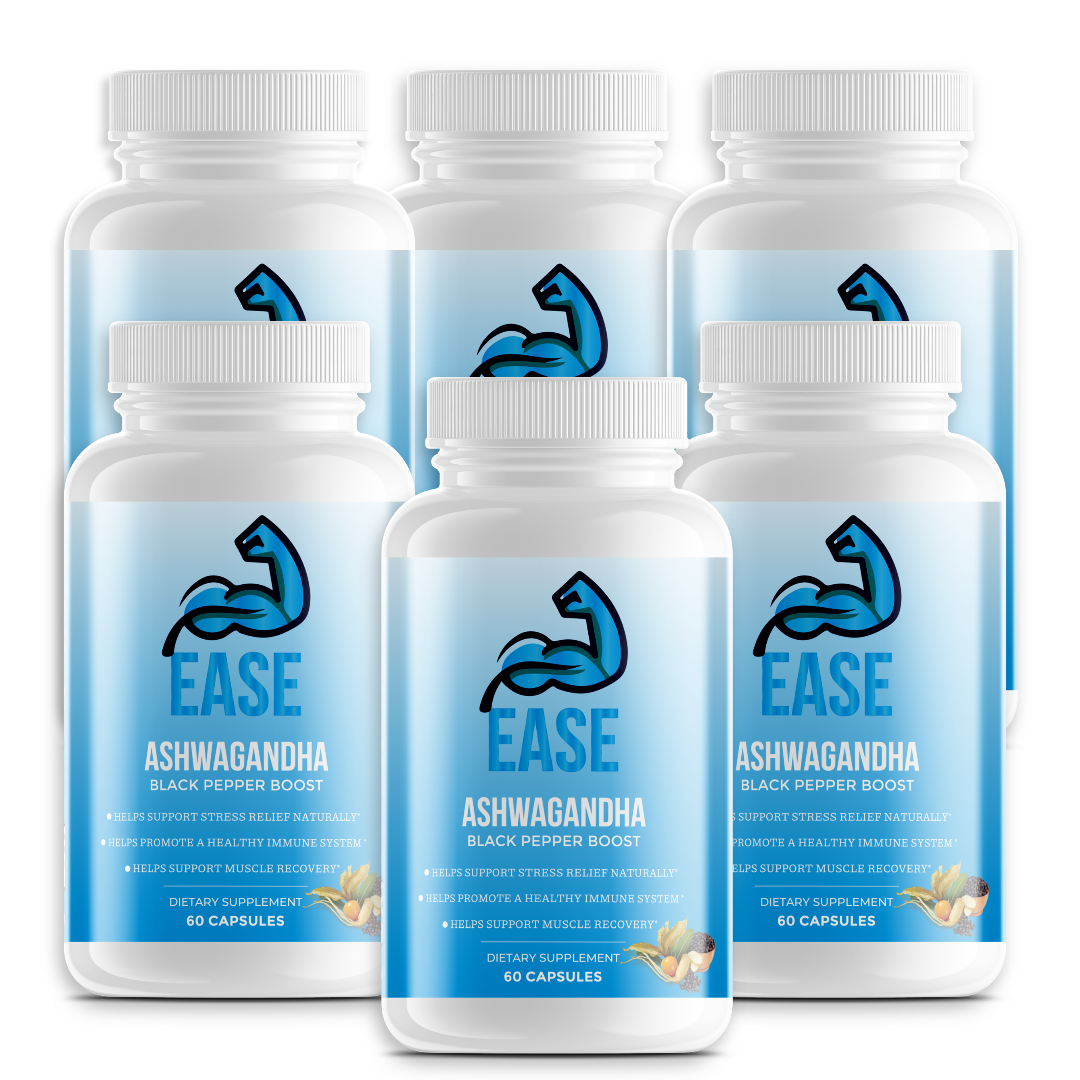 Ease - Ashwagandha - 6 Bottles