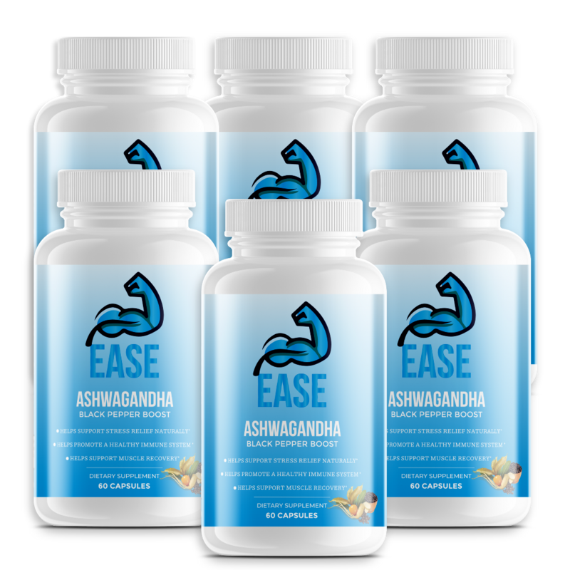 Ease - Ashwagandha - 6 Bottles