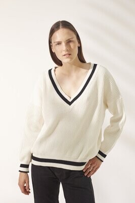 Bria Sweater in White