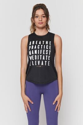 Breathe Active Muscle Tank in Black