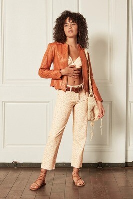 The Tommy High-Rise Straight Jean in Desert Rose