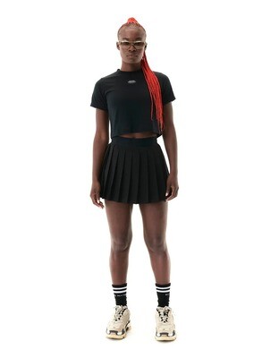 Volley Tennis Skirt in Black