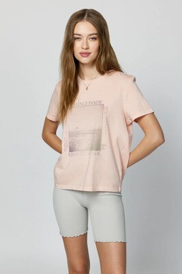 Change Inside Perfect Tee in Dusk Pink