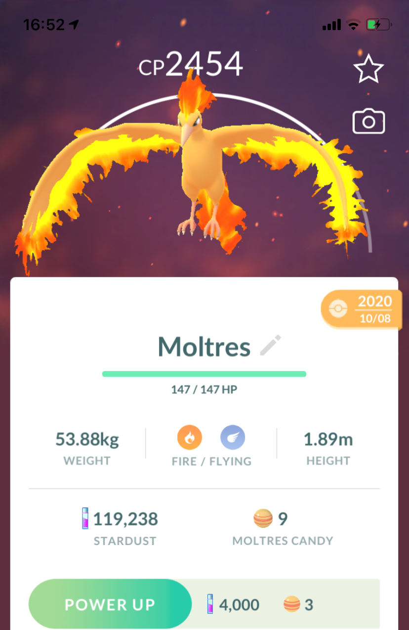 Moltres Trade - Pokemon GO Trade