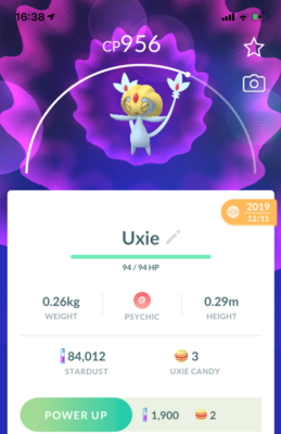 #480 - Uxie - Pokemon GO Trade