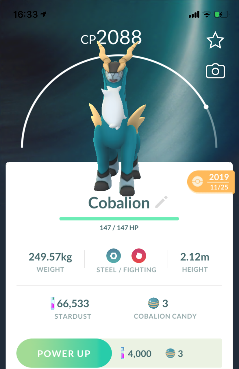 Cobalion Trade - Pokemon GO Trade