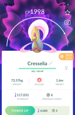 Cresselia Trade - Pokemon GO Trade