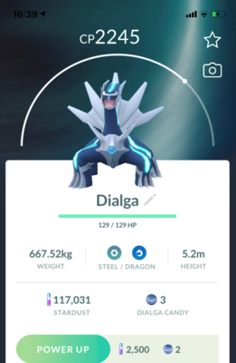 Dialga Trade - Pokemon GO Trade