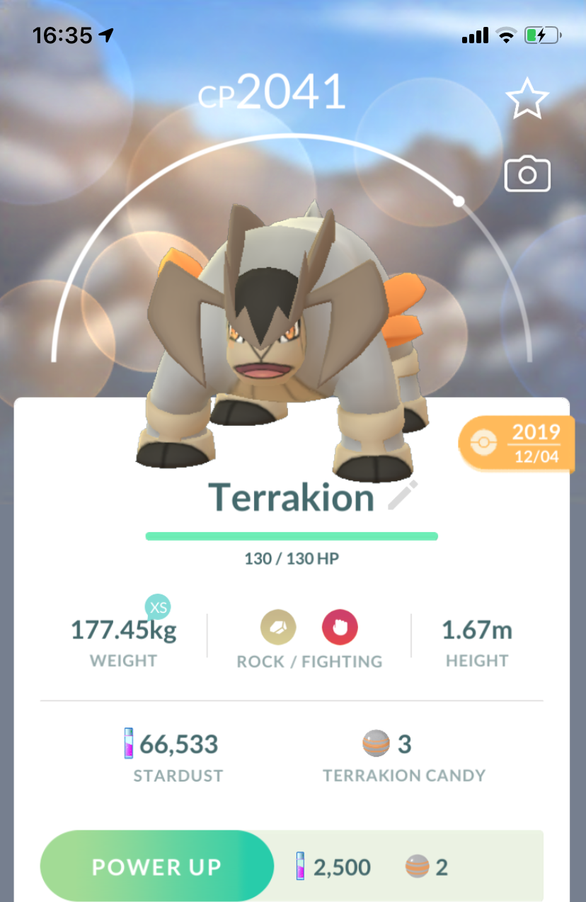 Terrakion Trade - Pokemon GO Trade