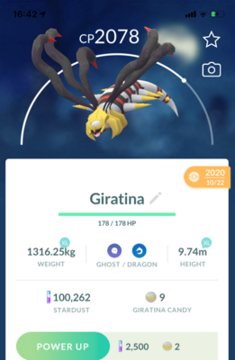 Giratina Origin Form Trade - Pokemon GO Trade